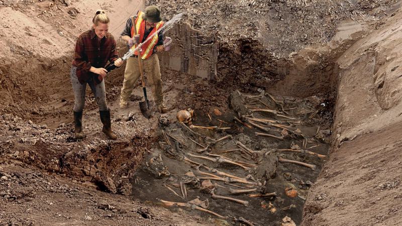 Illustration for article titled Excited Archaeologists Hit Mass Grave Jackpot
